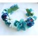 Boho Rose Flower Crown Headband by Vivivalue 6 - Lightseagreen | Wedding Party Halo Ribbon Hair Wreath - Buy Online on GoSupps.com