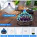 3D Fireworks Aroma Diffuser Humidifier 550ml | Essential Oil Diffuser with Timer & Auto Shut-Off | Perfect for Home Office Yoga & Spa - Buy Online on GoSupps.com