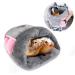 RANYPET Guinea Pig Bed - Cave Beds Cozy House Bedding for Small Animal Squirrel Chinchilla Ferret Hedgehog Cage Accessories