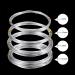 BBTO Aluminum Craft Wire Set - 4 Sizes (1mm, 1.5mm, 2mm, 2.5mm) - 4 Rolls Totaling 65.6 Feet - Bendable Metal Wire for DIY Sculpture and Crafts - Silver - Buy Online on GoSupps.com