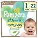 Pampers Harmonie Baby Diapers Size 1 22 Diapers 2kg-5kg Size 1 (22 Pack) NEW