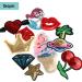 60pcs Random Assorted Styles Embroidered Iron on Patches  DIY Sew Applique Repair Patch Iron on/Sew on Patches for Backpacks Pants Clothes Jeans Jackets Hat - Buy Online on GoSupps.com