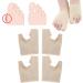 Ankroyu Toe Spreader & Bunion Corrector | 2 Pairs Elastic Toe Sleeves for Hallux Valgus & Overlapping Toes - Foot Care Solution (L) - Buy Online on GoSupps.com