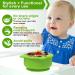 Bee Bright Baby and Toddler Suction Bowl - Strong Suction, Stay Put, No More Mess, Dishwasher Safe (Green) - Buy Online on GoSupps.com