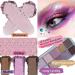 10 Color Eyeshadow Palette - Pink Purple Brown Gold Nude Matte Shimmer Glitter - Ultra-Blendable, High Pigment, Long Lasting - Neutral Eye Makeup Palette - Buy Online on GoSupps.com