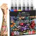 Jim&Gloria Body Tattoo Markers 6 Colors Fake Tattoos Temporary Tattoo Kit  Teen Girls Trendy Stuff  Kawaii Gifts for Birthday  Halloween  The Day Of The Dead  Thanksgiving and Christmas