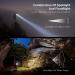 1500Lux Super Bright LED Headlamp with 6 Lighting Modes | Waterproof for Camping, Hiking, Emergency | Adjustable Headband for Adults & Kids - Buy Online on GoSupps.com