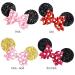 5 Inch Mouse Hair Bows - Glitter Polka Dot Barrettes for Girls | Theme Park Costume Party Accessories (4pcs) - Buy Online on GoSupps.com