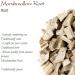 Organic Marshmallow Root Tea - 100g (3.53 oz) Dried Herbal Tea - Pure Marshmellow Root - Natural Digestive Support - Buy Online on GoSupps.com