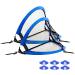 Portable Pop Up Soccer Goal Net Set with Accessories - 2.5ft Blue | For Kids & Adults Training and Backyard Play | Carrying Case & Training Cones Included - Buy Online on GoSupps.com