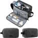 Toiletry Bag for Men BAGSMART Travel Toiletry Organizer Dopp Kit Water-Resistant Shaving Bag for Toiletries Accessories Black Canvas Black Canvas -Medium - Buy Online on GoSupps.com