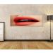 GBDV-Panox Image on Canvas Cosmetics Makeup Gloss Lipstick On Lips Closeup of Beautiful Female Mouth with Red and Pink Lipp Makeup Part Of Face Wall Living Room Home Office Bedroom Images - Buy Online on GoSupps.com