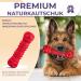 Samnis Indestructible Red Kielzeug Dog Toy - Premium Natural Rubber Squeaky & Robust for Medium & Large Dogs - Buy Now! - Buy Online on GoSupps.com