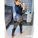 VOYJOY Tie Dye High Waist Yoga Pants with Scrunch Butt Lift - Black Gray Medium - Buy Online on GoSupps.com