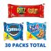 Nabisco Cookies & Cracker Variety Pack - OREO, RITZ, CHIPS AHOY! - 30 Snack Packs - Buy Online on GoSupps.com
