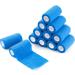 Cojj 12 pcs Self-Adhering Cohesive Bandage - 10cm x 4.5m Waterproof Elastic Tape for Wounds & Animal Care (Blue) - Buy Online on GoSupps.com
