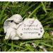 Sleeping Dog Angel Memorial Statue | Outdoor Dog Grave Marker | Sympathy Gift for Loss of Pet | Antique Stone Finish 8.86 inch - Buy Online on GoSupps.com