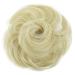 CAISHA by PRETTYSHOP Synthetic Fiber Hairpiece Scrunchie Scrunchy Updo Slightly Wavy Platinum Blonde G18B platinum blonde #88 G18B
