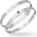 Prince Charming Bangle with Blue Stone | Stylish Men's Bracelet - Buy Online on GoSupps.com