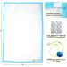 USA Made Sheer Fun Cat Toy | Stimulates Hunting Instincts | Renews Old Toys | Bigger | Versatile Ball for Cats & Kittens | Quiet Crinkle Edges | Playmat, Bed, Hide and Seek | Blue & White | 27x37 - Buy Online on GoSupps.com