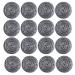 BTuregsau 16 PCS Stainless Steel Sponges Scrubbers Utensil Scrubber Scouring Pads Ball for Removing Rust Dirty Cookware Cleaner