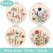 REEWISLY Embroidery Kit for Beginners - 4 Sets, Cross Stitch DIY with Hoops, Plants Flowers Patterns and Threads - Easy Learning for Beginners | Kit S366 - Buy Online on GoSupps.com