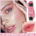 Waterproof 3-in-1 Cream Blush Stick - Cherry Pink | Long Lasting Cheek/Lip/Eye Makeup | Easy to Blend | For All Skin Tones - Buy Online on GoSupps.com