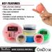 Cando - 265441 - 265441 CanDo TheraPutty Plus Antimicrobial  6 Piece Set  4 oz - Buy Online on GoSupps.com