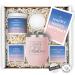 Birthday Gifts for Women - Relaxing Spa Gift Box Basket for Wife Mom Sister Girlfriend Best Friend Mother - Bday Gifts Set Blush Tumbler - Basket Care Package Present for Her Happy Birthday 5 Piece Set Blush