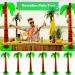 2 Pack 40 Inch Inflatable Palm Trees - Tropical Coconut Tree Decorations for Summer Beach & Hawaiian Parties - Buy Online on GoSupps.com