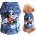AMAONE Chihuahua Dog Coat - Leopard Bowknot Winter Jacket for Small Dogs - One Size 0207FRBKB-Blue B - Buy Online on GoSupps.com