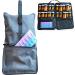 Portable Pill Bottle Organizer Bag - Lockable & See-Through Pockets | Large Heavy-Duty Medicine Organizer with Weekly Pill Box (Grey - Buy Online on GoSupps.com