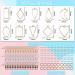 Inbagi 180PC Open Bezels for Resin Jewelry Making - Geometric Frame Charms Kit for Resin Casting - Necklace & Earring Pendants - Buy Online on GoSupps.com