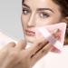 VOCOSTE Pink Loose Powder Puff - 2 Pcs Face Soft Triangle Blender for Flawless Makeup - Buy Online on GoSupps.com