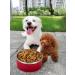 IKITCHEN 64 oz Stainless Steel Dog Bowl - Durable Non-Skid Pet Feeding Bowl - Double Wall Insulated Heavy Duty with Rubber Bottom - Medium/Large Dogs - Red - Buy Online on GoSupps.com
