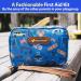 Kids Travel First Aid Kit - 130 Pc. Compact & TSA-Approved for Car, Purse, Diaper Bag, Backpack & Suitcase - Buy Online on GoSupps.com