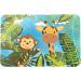CounterArt Dinosaurs & Jungle Reversible Plastic Placemat Set - 4 Pack - Made in USA - Buy Online on GoSupps.com
