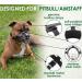 Bronzedog Pitbull Muzzle | Adjustable Wire Basket Mask with Leather Straps for Large Dogs - Graphite Metal - Buy Online on GoSupps.com