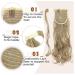 Tess Ponytail Extension 40cm - Ash Blonde Wavy Braid | 90g Long Hair Extensions for Perfect Horseplate Style - Buy Online on GoSupps.com