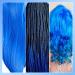 Blue Temporary Hair Dye for Kids Washable Hair Dye Temporary Hair Color for Dark&Light Hair Dye Comb for Kids Girls Party - Buy Online on GoSupps.com