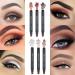 6 Colors Eyeshadow Stick Set | Pearl Metallic Eyeshadow Pencil Crayon Double End Eyeshadow Stick Highlighter Eye Liner Multi-Dimensional Eyes Look - Buy Online on GoSupps.com