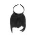 WIG ME UP - HA071T-1B Clip-in bangs with headband and longer side hair particularly natural effect black (1B)