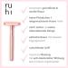 Ruhi Premium Designer Razor for Women - Ros Gold Brass Sustainable & Plastic-Free | Includes 5 Astra Blades | Zero Waste Safety Razor - Buy Online on GoSupps.com