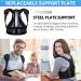 AVIDDA Posture Corrector for Men Women - Adjustable Back Brace for Pain Relief - Breathable Support Plate - Size S Black - Buy Online on GoSupps.com