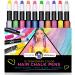 Original Stationery Hair Chalks Set for Girls, 10 Piece Temporary Hair Chalk Colors