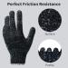 Exfoliating Shower Gloves - 4 Pairs (8 Pcs) Premium Body Scrubber for Spa, Massage & Dead Skin Removal - Deep Cleaning Black - Buy Online on GoSupps.com