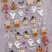 JMEOWIO 3D Embossed Halloween Nail Art Stickers Decals Self-Adhesive 5D Cute Ghost Pumpkin Star Nail Supplies Nail Art Design Decoration Accessories 4 Sheets - Buy Online on GoSupps.com