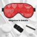 Love Print Unisex Sleep Eye Mask - Soft Comfort Eye Shade for Travel Yoga & Shift Work - Buy Online on GoSupps.com