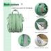 NEVEQ Babilation Wicking Pack: Large Capacity Multi-Compartment Travel Backpack for Diapers - Waterproof Portable with Fan & Baby Flasher - Light Green - Buy Online on GoSupps.com