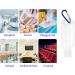 Kare & Kind Clear Portable Travel Bottles - 4x 50ml Empty Bottles with Hinged Lids & Carabiners for Hand Disinfectant | Ideal for Travel & Disinfection - Buy Online on GoSupps.com